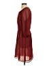 Nurture 100% Polyester Polka Dots Burgundy Casual Dress Size S - photo 5