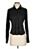 Dynamite 100% Polyester Black Long Sleeve Blouse Size S - photo 1