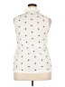 Crown & Ivy 100% Polyester Polka Dots Ivory Sleeveless Blouse Size XXL - photo 2