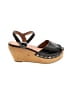 Sigerson Morrison Black Wedges Size 8 1/2 - photo 1