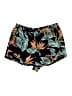 Volcom 100% Viscose Tropical Black Shorts Size 14 - photo 1