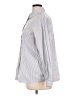 Kate Hill Stripes Gray Long Sleeve Blouse Size 1X - photo 5