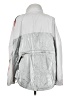 P.E Nation 100% Nylon Color Block Silver Windbreaker Size M - photo 2