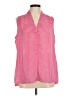 Laundry by Shelli Segal 100% Polyester Pink Sleeveless Blouse Size M - photo 1