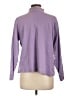 Lands' End 100% Cotton Purple Turtleneck Sweater Size L (petite) - photo 2