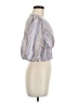 Zara Purple 3/4 Sleeve Blouse Size M - photo 4