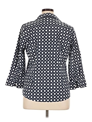 Talbots 3/4 Sleeve Button-Down Shirt (view 2)