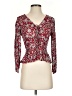 Feathers Red 3/4 Sleeve Blouse Size 2 - photo 1