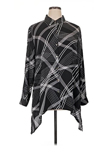 JM Collection Long Sleeve Blouse (view 1)