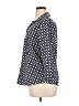 Talbots Polka Dots Blue 3/4 Sleeve Button-Down Shirt Size 16 - photo 5