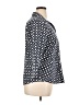Talbots Polka Dots Blue 3/4 Sleeve Button-Down Shirt Size 16 - photo 4