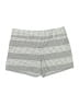 Ann Taylor Factory Houndstooth Silver Shorts Size 6 - photo 1