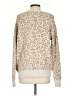 Splendid Animal Print Tan Pullover Sweater Size XS - photo 2