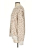 Splendid Animal Print Tan Pullover Sweater Size XS - photo 5