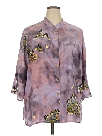 Citron 3/4 Sleeve Blouse (view 1)