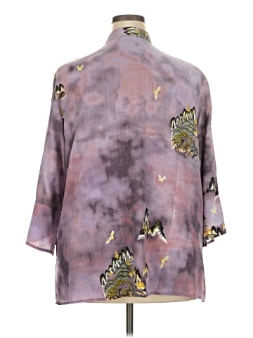 Citron 3/4 Sleeve Blouse (view 2)