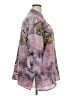 Citron Animal Print Purple 3/4 Sleeve Blouse Size 2X - photo 4