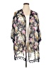 Emery Rose 100% Polyester Gray Kimono Size 2X - photo 1