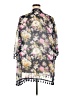 Emery Rose 100% Polyester Gray Kimono Size 2X - photo 2