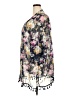 Emery Rose 100% Polyester Gray Kimono Size 2X - photo 5
