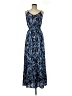 Rieley 100% Polyester Paisley Blue Casual Dress Size M - photo 1