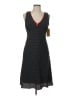 Unbranded 100% Polyester Houndstooth Gray Casual Dress Size 11 - photo 1