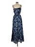 Rieley 100% Polyester Paisley Blue Casual Dress Size M - photo 2
