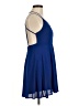 Forever 21 100% Polyester Solid Blue Cocktail Dress Size M - photo 4
