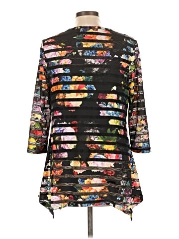 Pleats Collection 3/4 Sleeve Top (view 2)