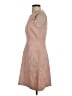 BCBGMAXAZRIA Solid Pink Tan Cocktail Dress Size 4 - photo 5