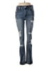 Altar'd State Hearts Blue Jeans Size 26 waist - photo 1