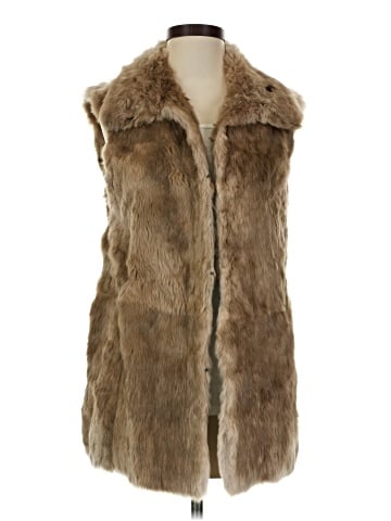 Roberta Freymann Faux Fur Vest (view 1)