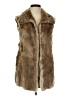 Roberta Freymann Brown Faux Fur Vest Size S (estimated) - photo 1