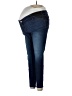 Isabel Maternity Color Block Blue Jeans Size 12 - photo 1