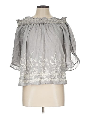 Moon River 3/4 Sleeve Blouse (view 1)