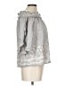 Moon River Gray 3/4 Sleeve Blouse Size L - photo 4