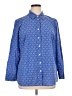 Talbots Outlet Blue Long Sleeve Button-Down Shirt Size 1X - photo 1