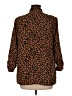 Crescent 100% Polyester Animal Print Brown Coat Size M - photo 2