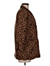 Crescent 100% Polyester Animal Print Brown Coat Size M - photo 4