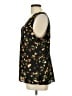 CAbi 100% Polyester Black Sleeveless Blouse Size L - photo 5