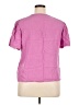 Elle 100% Lyocell Pink Short Sleeve Top Size XL - photo 2