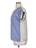 Basic Editions 100% Polyester Blue Short Sleeve Top Size XL - photo 5