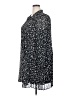 Nine West 100% Polyester Print Black Casual Dress Size XXL - photo 5
