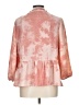 Fred David Tie-dye Pink 3/4 Sleeve Blouse Size L - photo 2