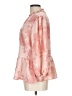 Fred David Tie-dye Pink 3/4 Sleeve Blouse Size L - photo 5