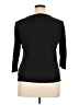 Ellen Tracy 100% Cotton Black 3/4 Sleeve Top Size XL - photo 2