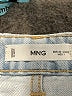 MNG 100% Cotton Blue Denim Shorts Size 8 - photo 3