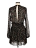 Re:named 100% Polyester Print Black Cocktail Dress Size M - photo 2