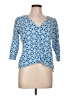 Chadwicks 100% Cotton Blue Cardigan Size L - photo 1