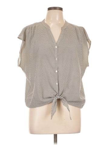 Ann Taylor LOFT Outlet Short Sleeve Blouse (view 1)